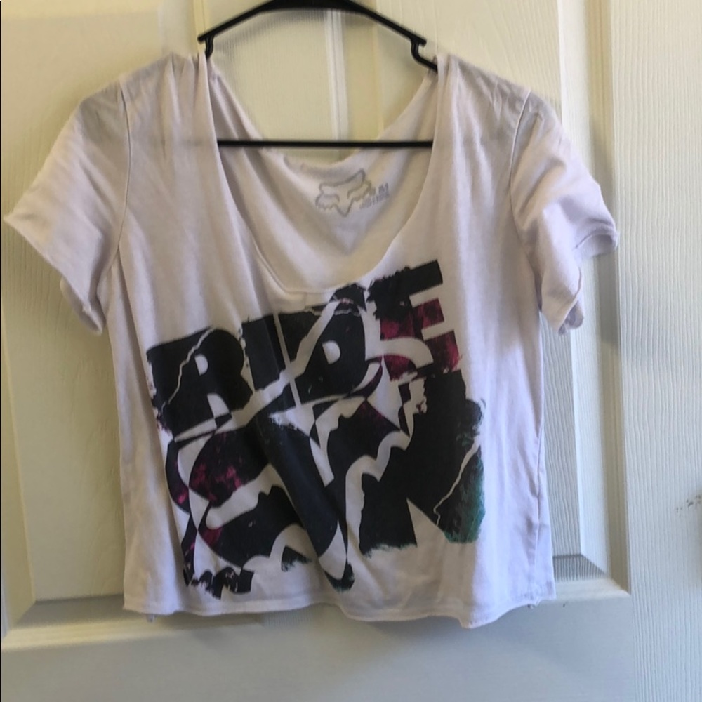Fox racing crop top